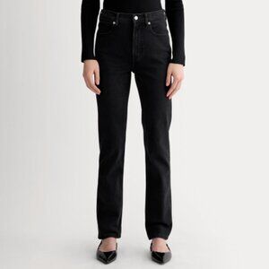 Everlane Women's Black Straight Leg Jeans